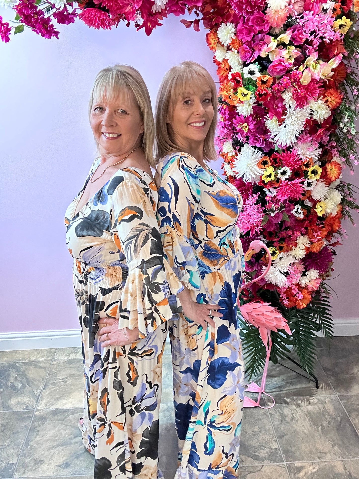 Tropical Black Jumpsuit