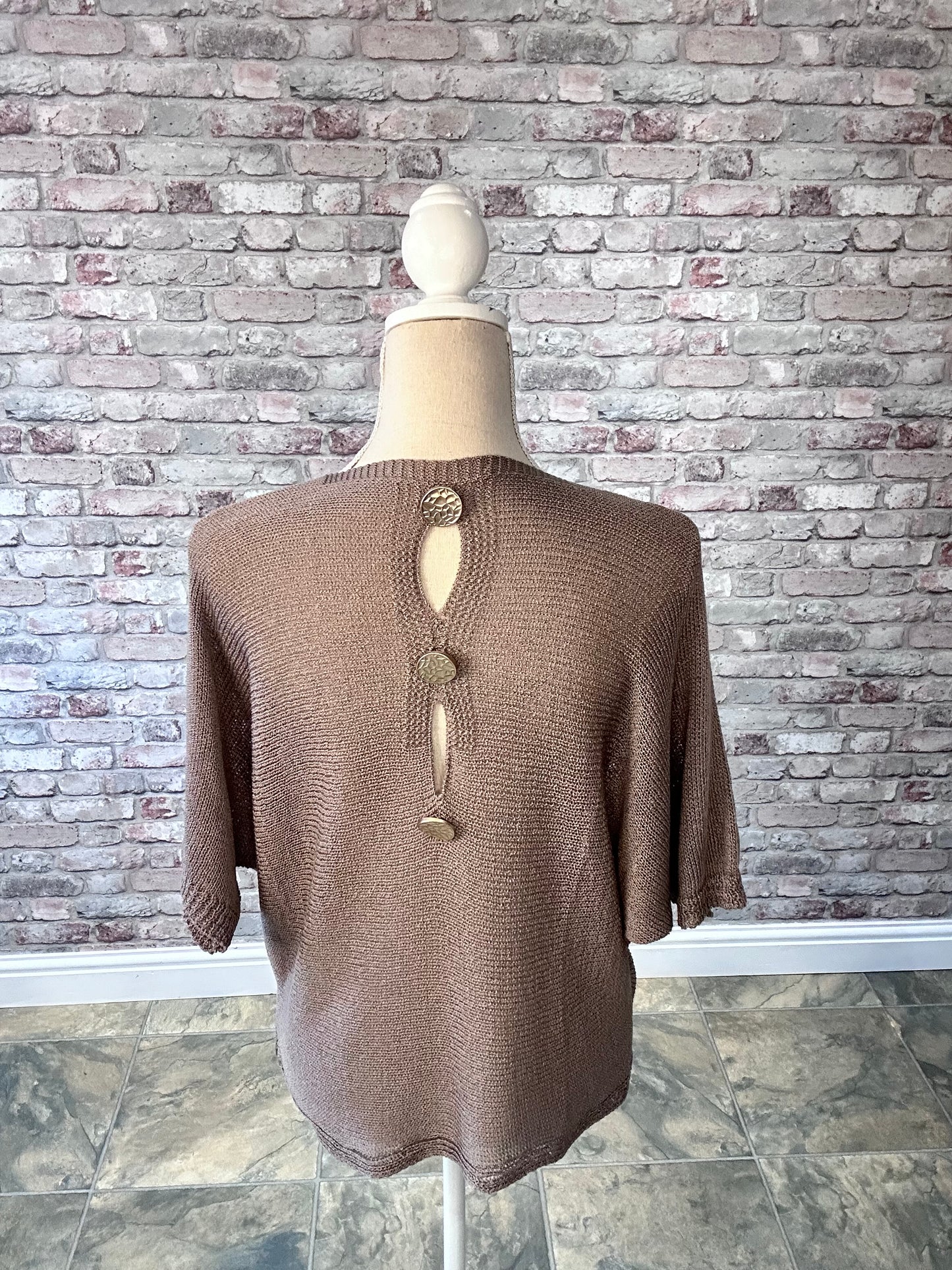 Button Back Jumper