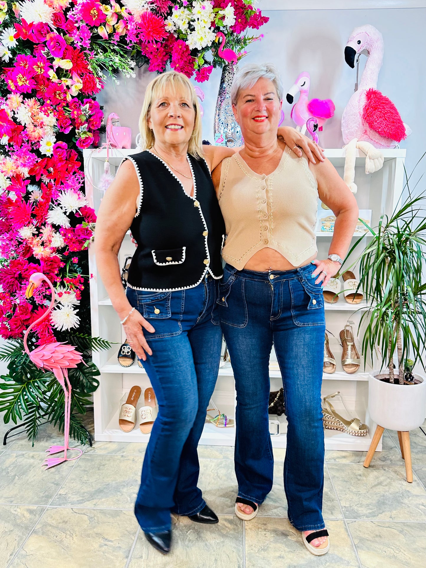 Knitted Waistcoat Black