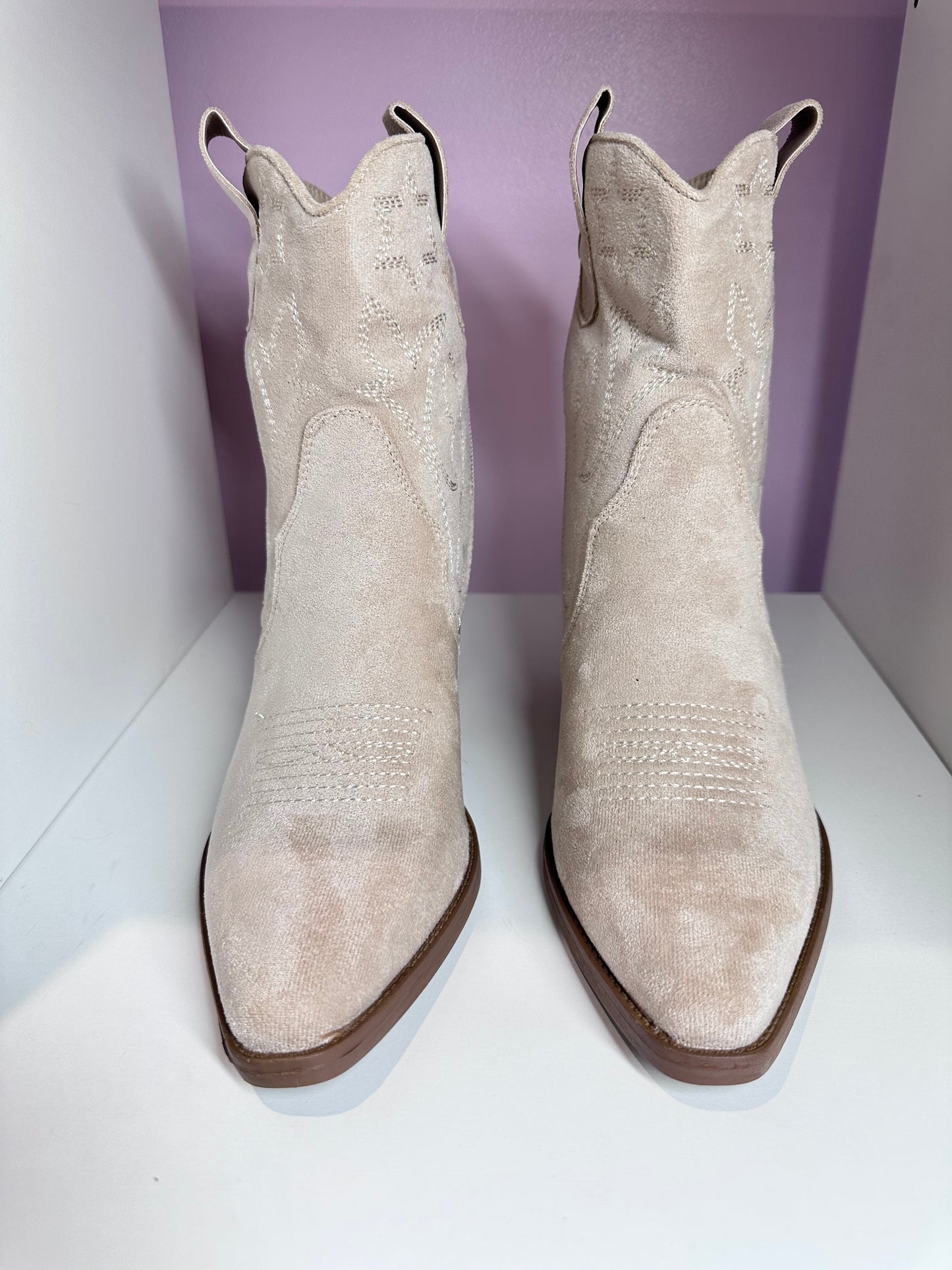 Cowboy boots Beige