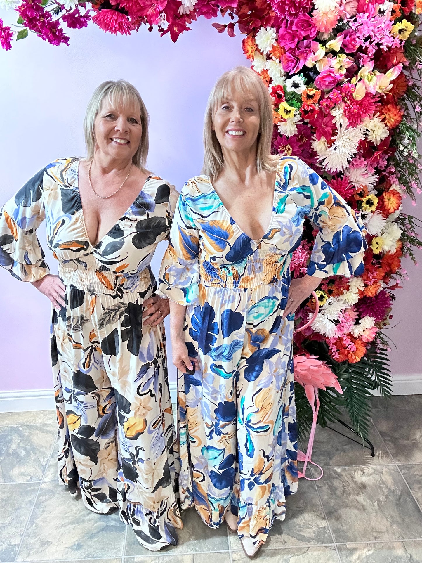 Tropical Blue Jumpsuit