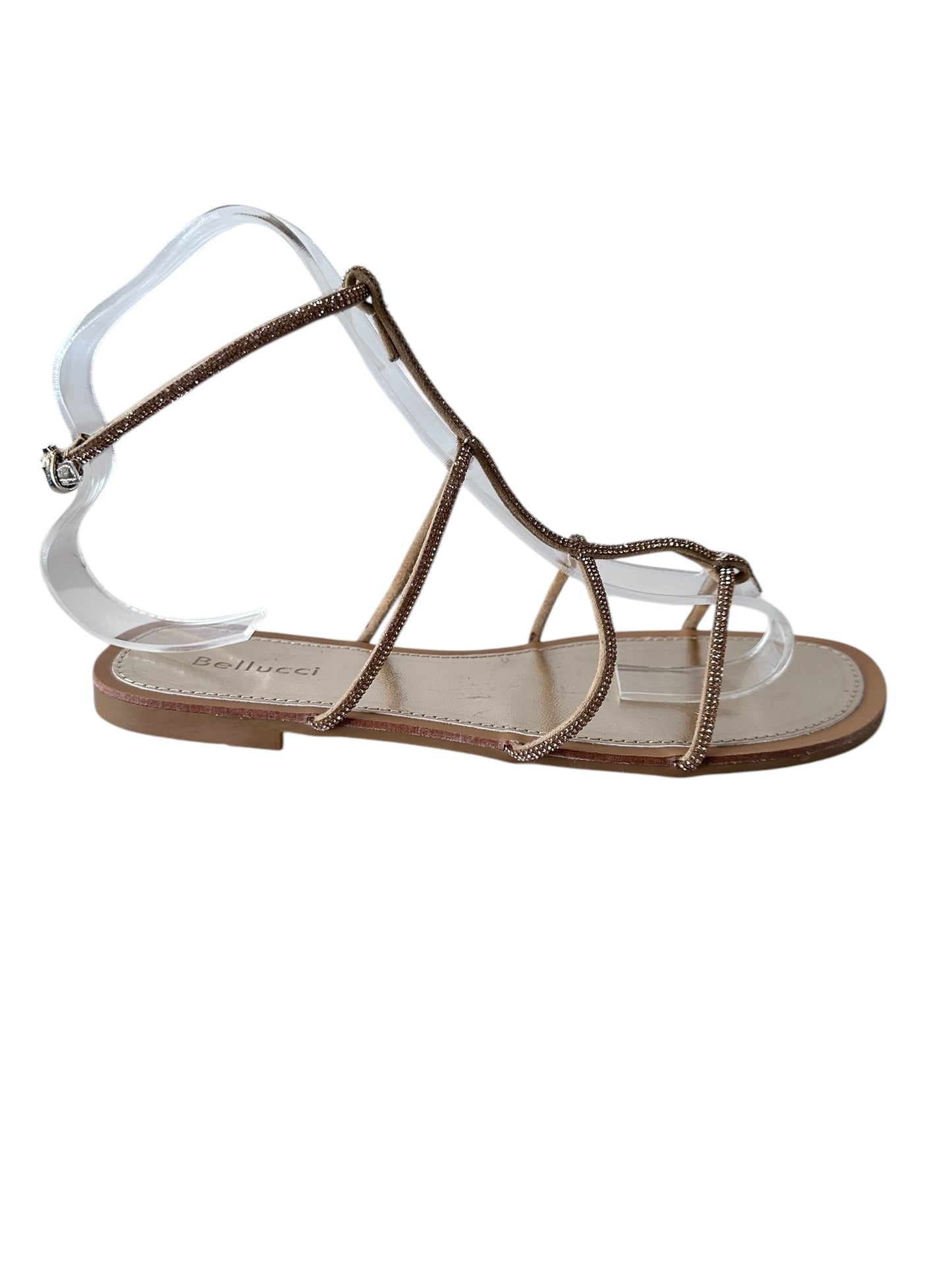 Gold chain sandal