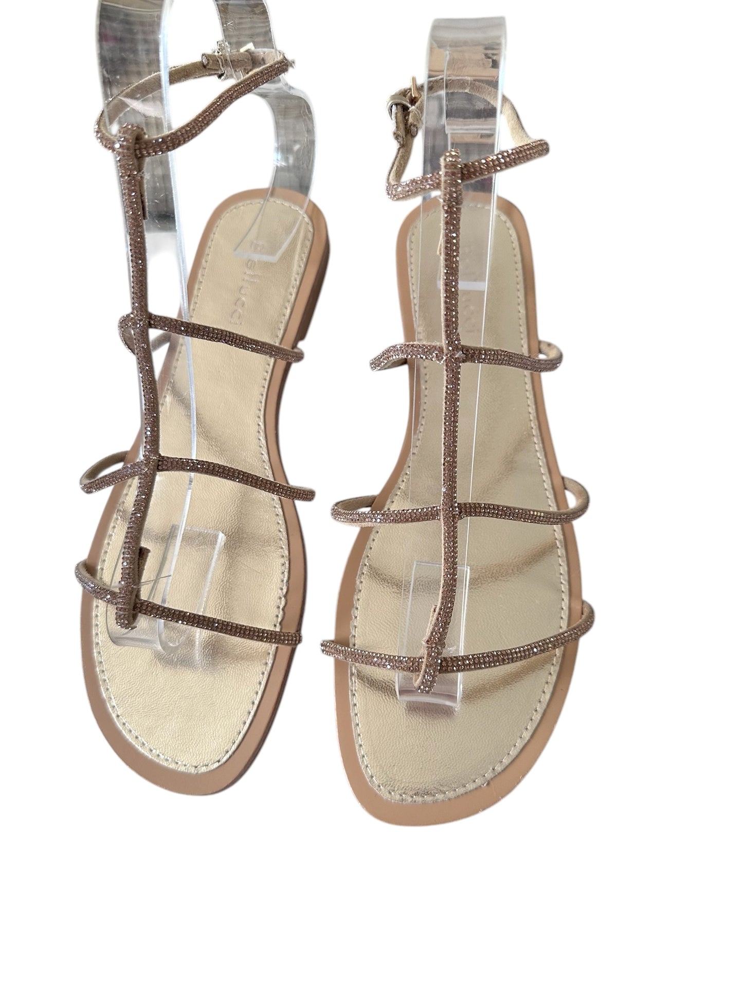 Gold chain sandal