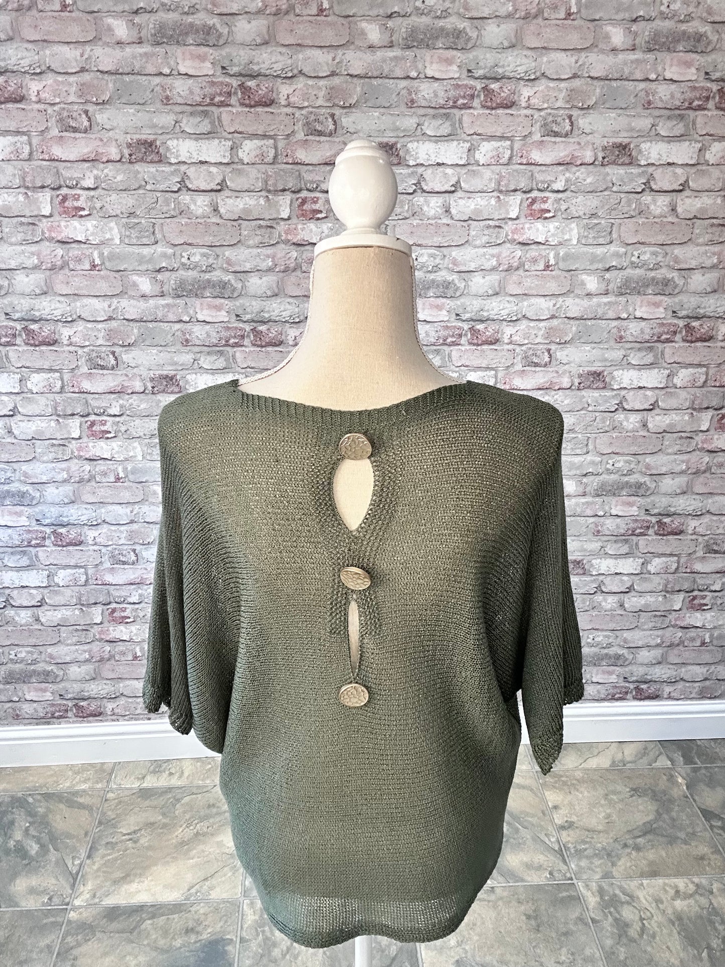 Button Back Jumper
