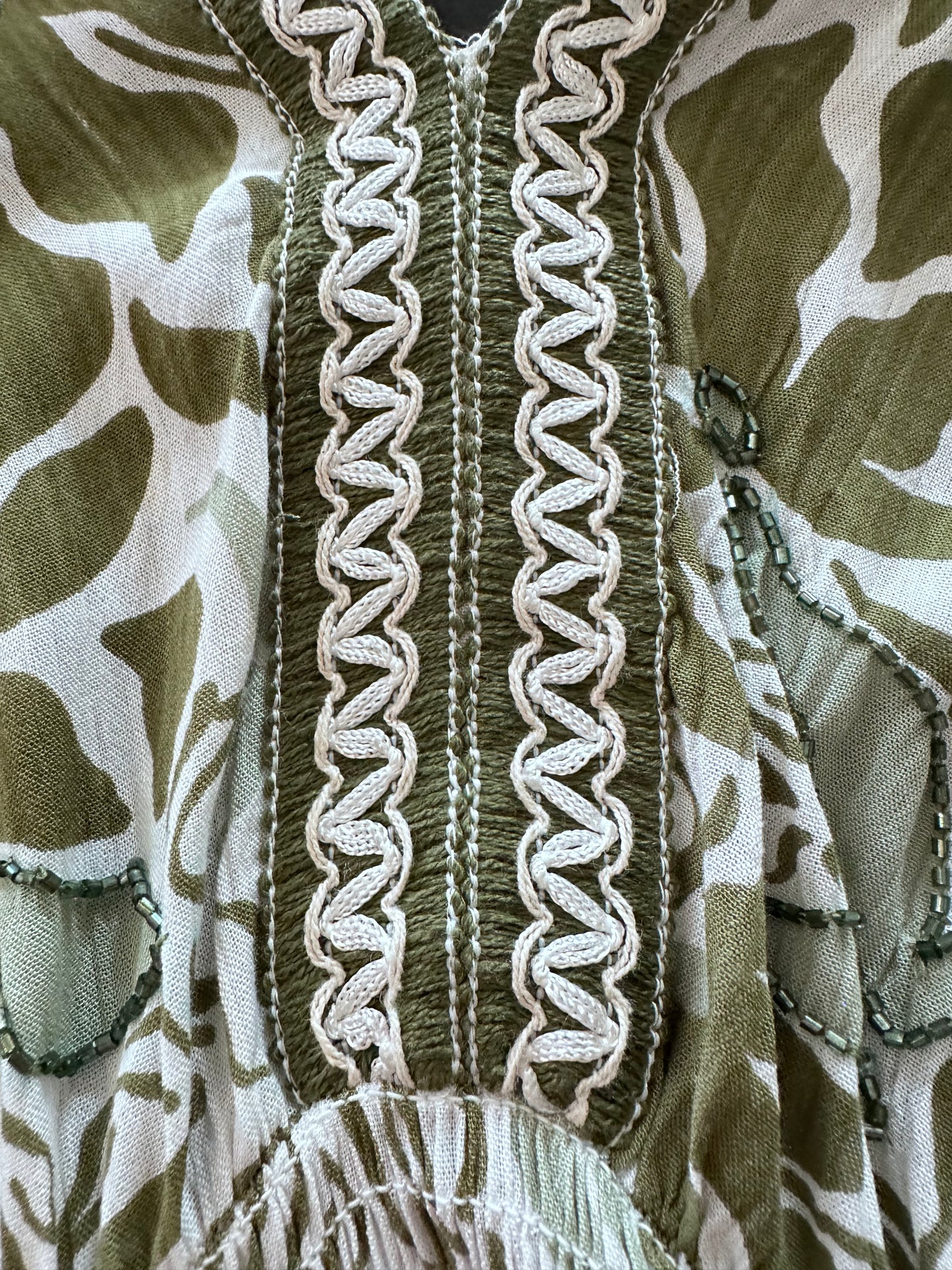 Green Boho Maxi