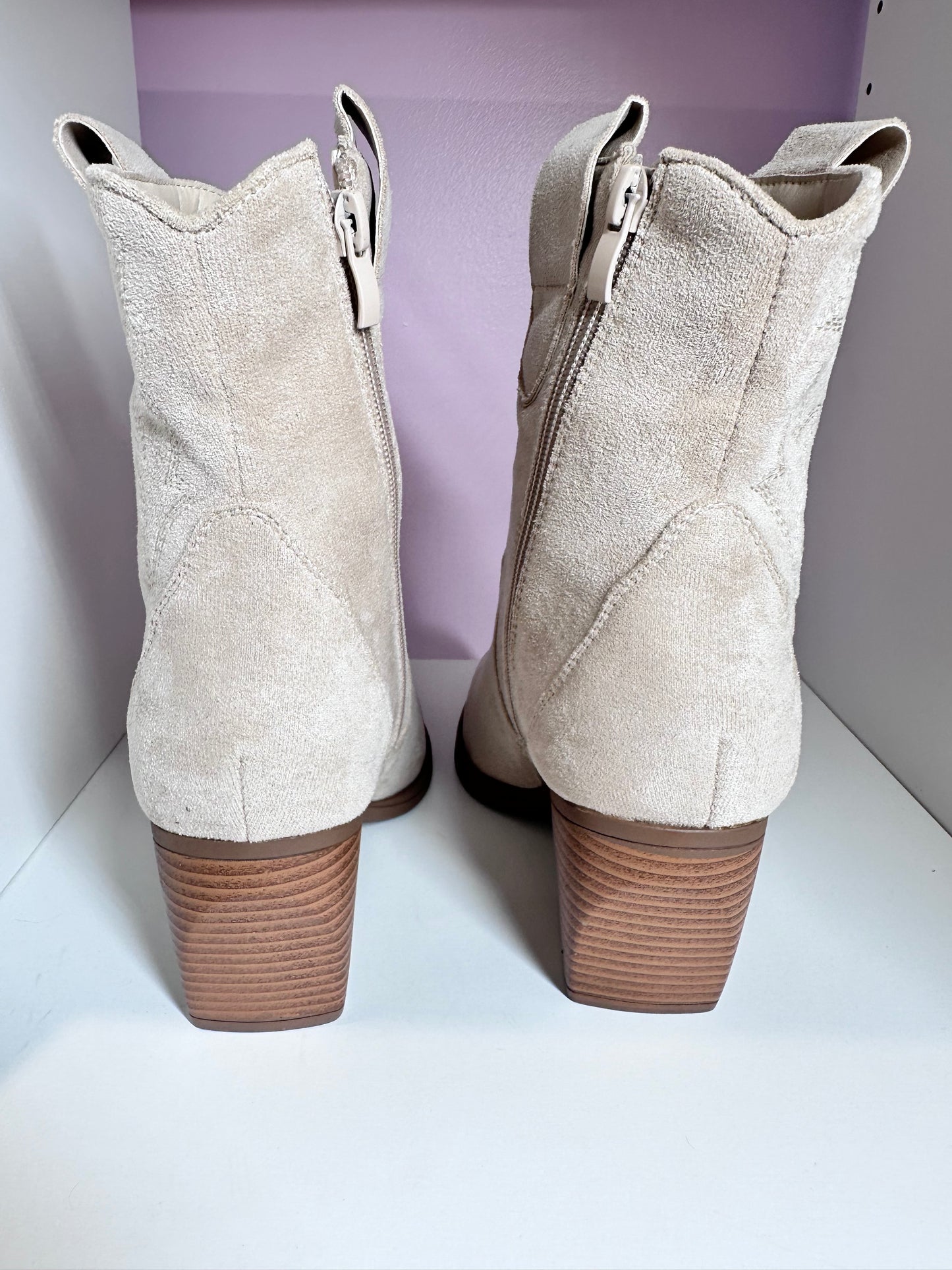 Cowboy boots Beige