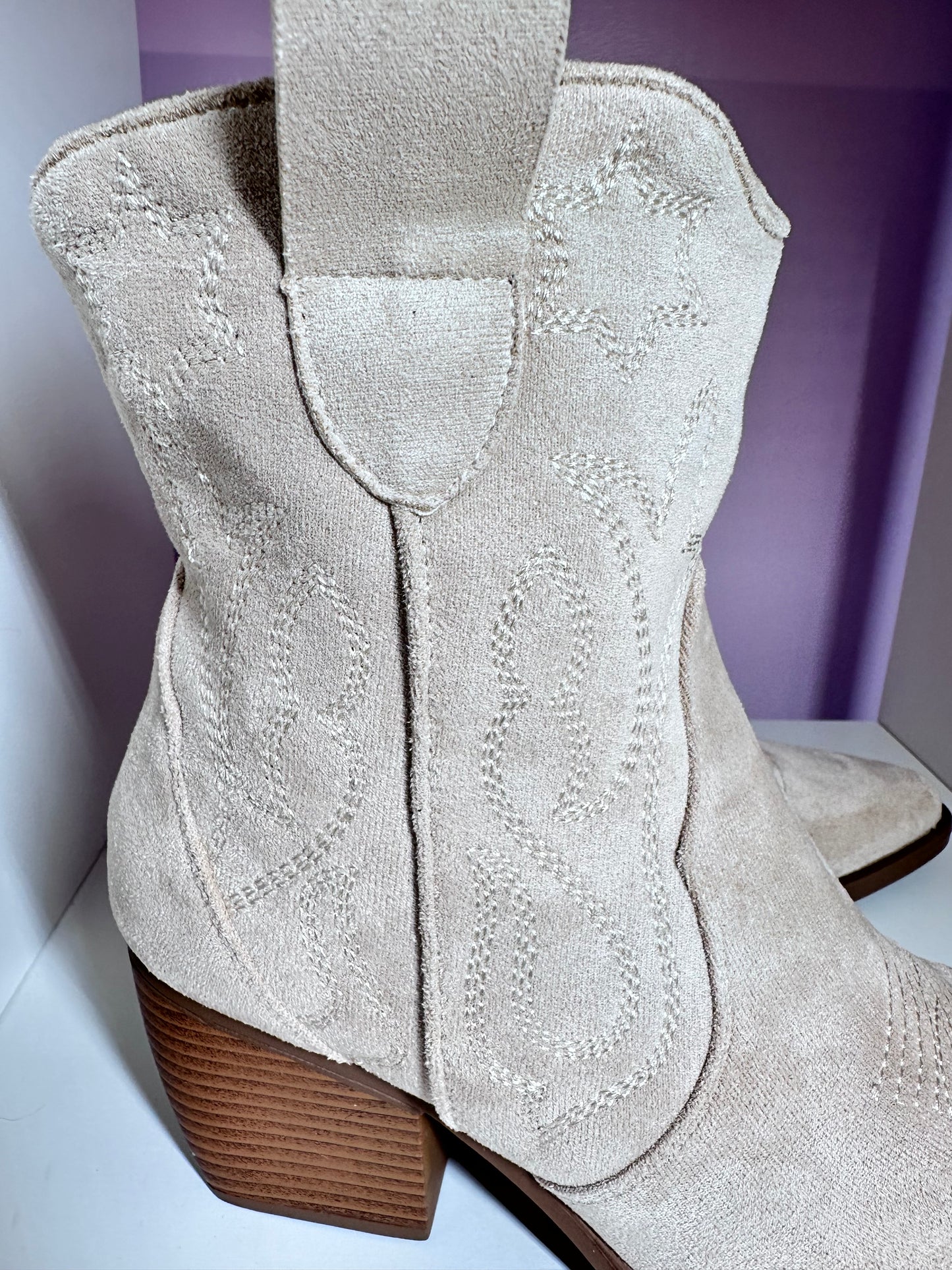 Cowboy boots Beige