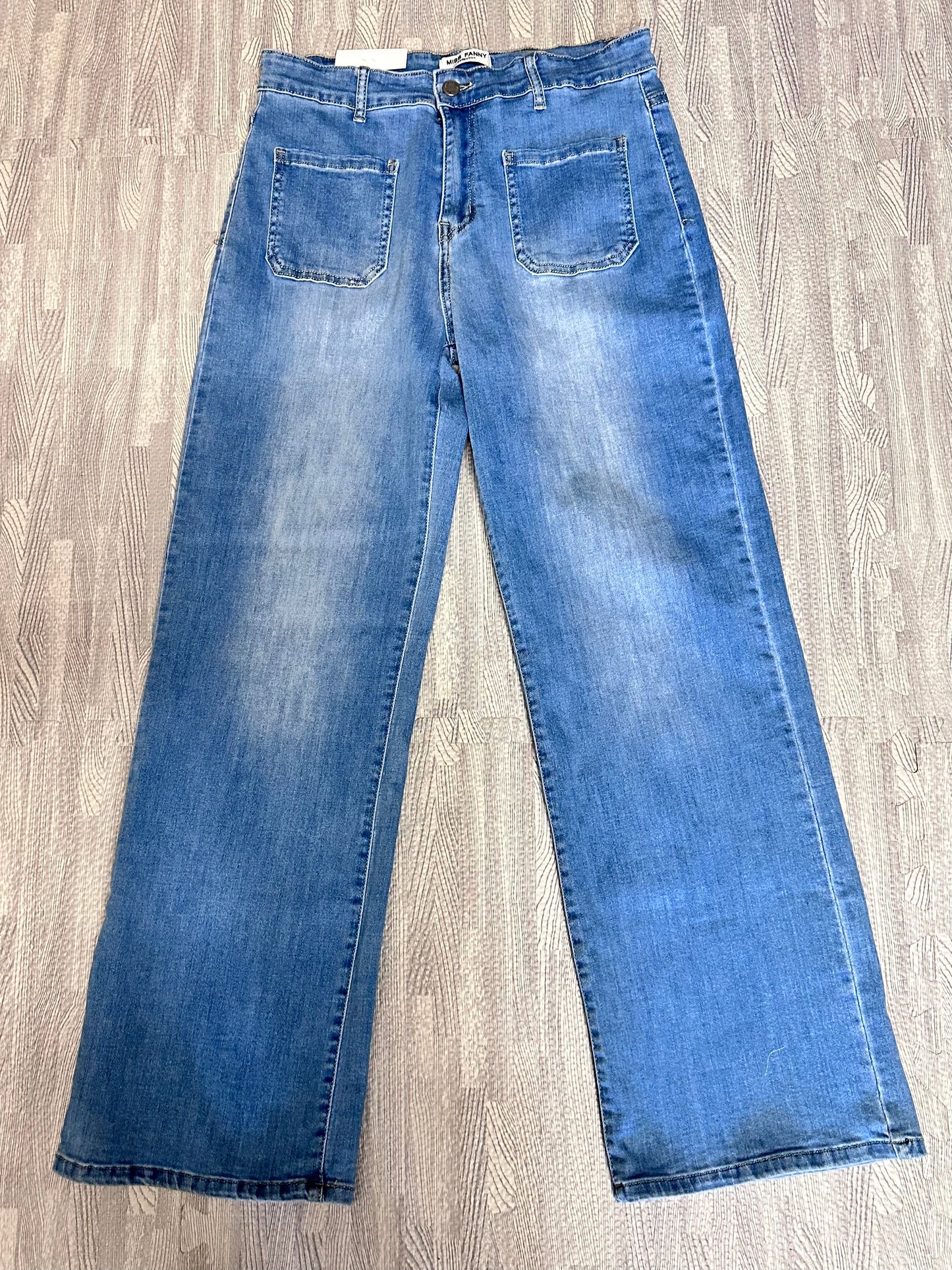 Wide Leg Pocket Jeans
