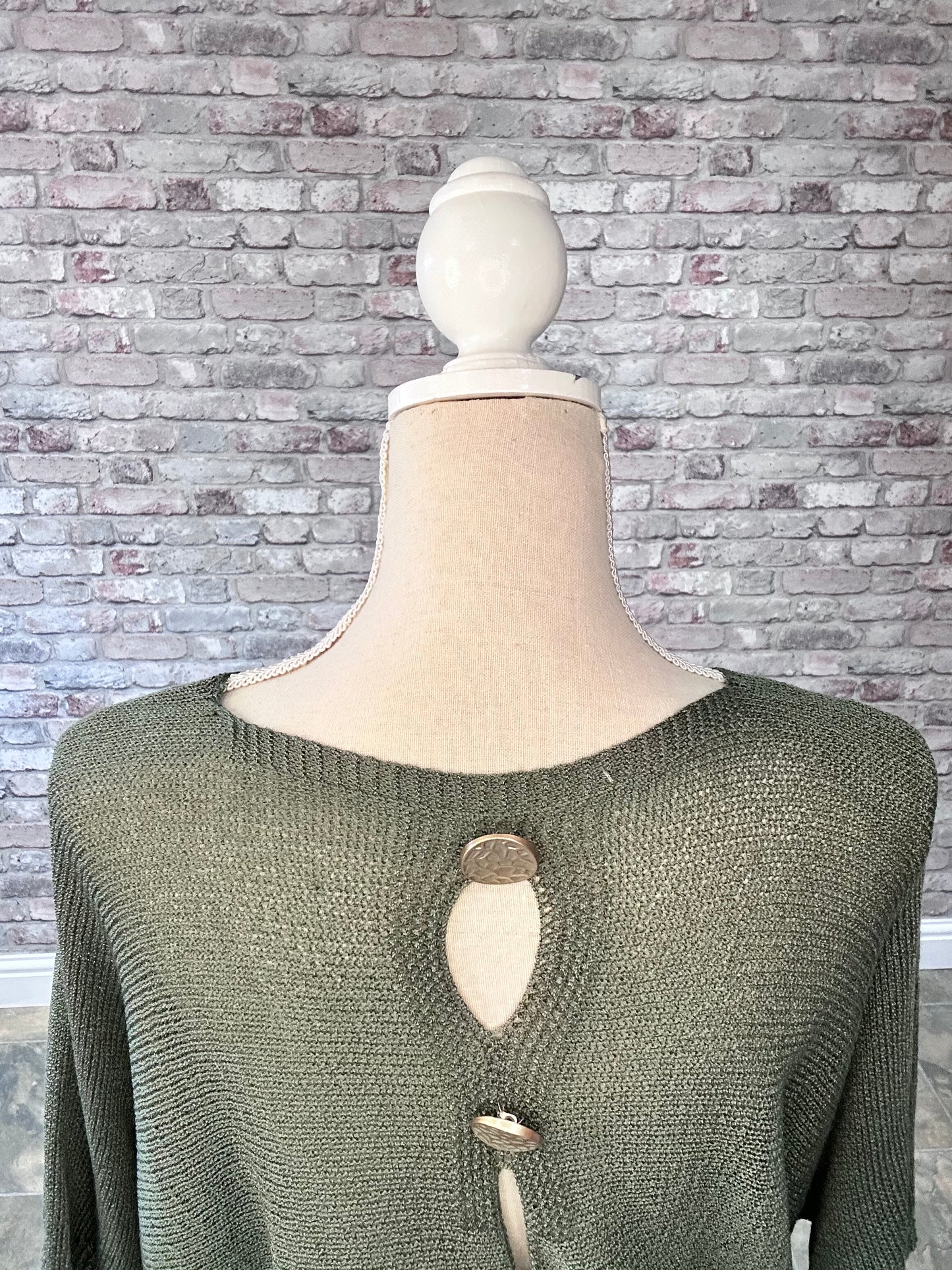 Button Back Jumper