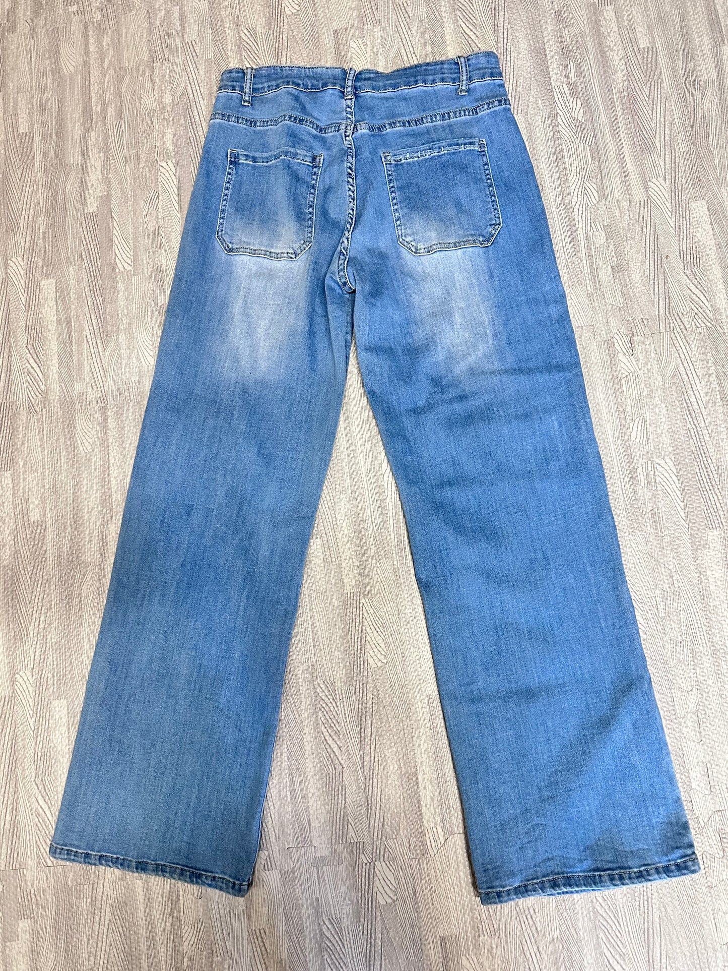 Wide Leg Pocket Jeans