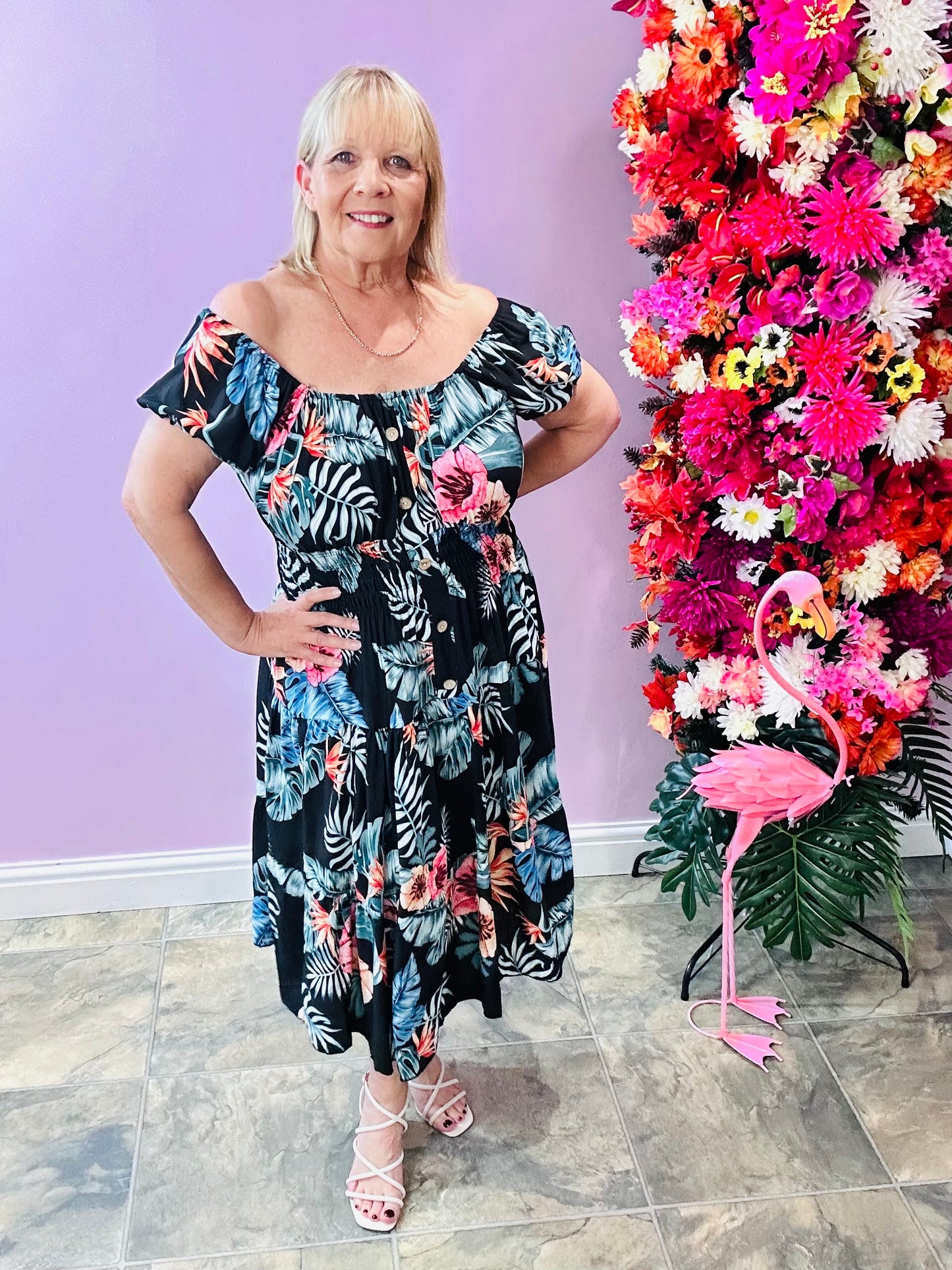 Midnight Fern Dress