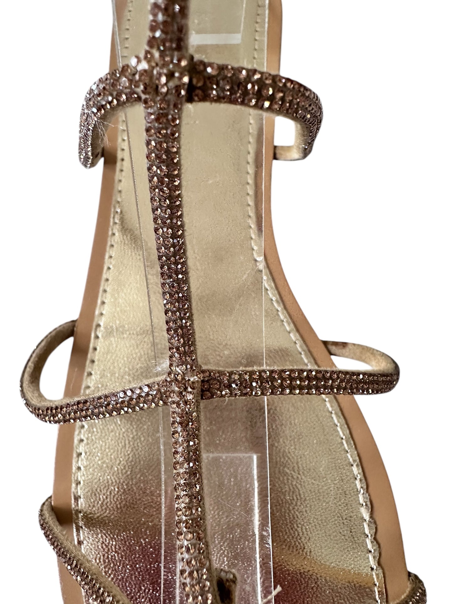 Gold chain sandal