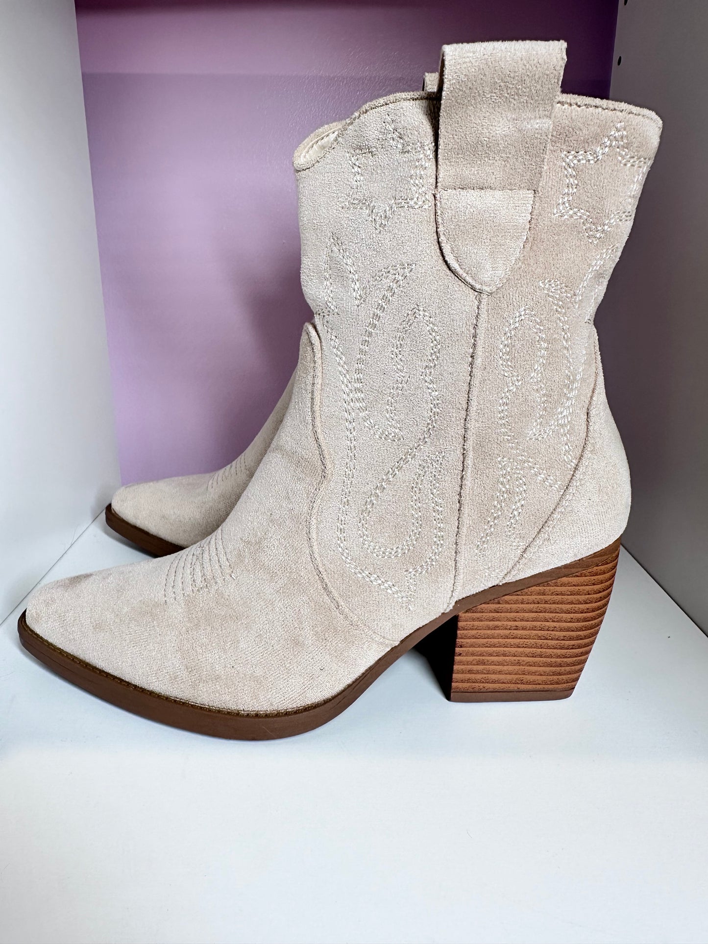 Cowboy boots Beige