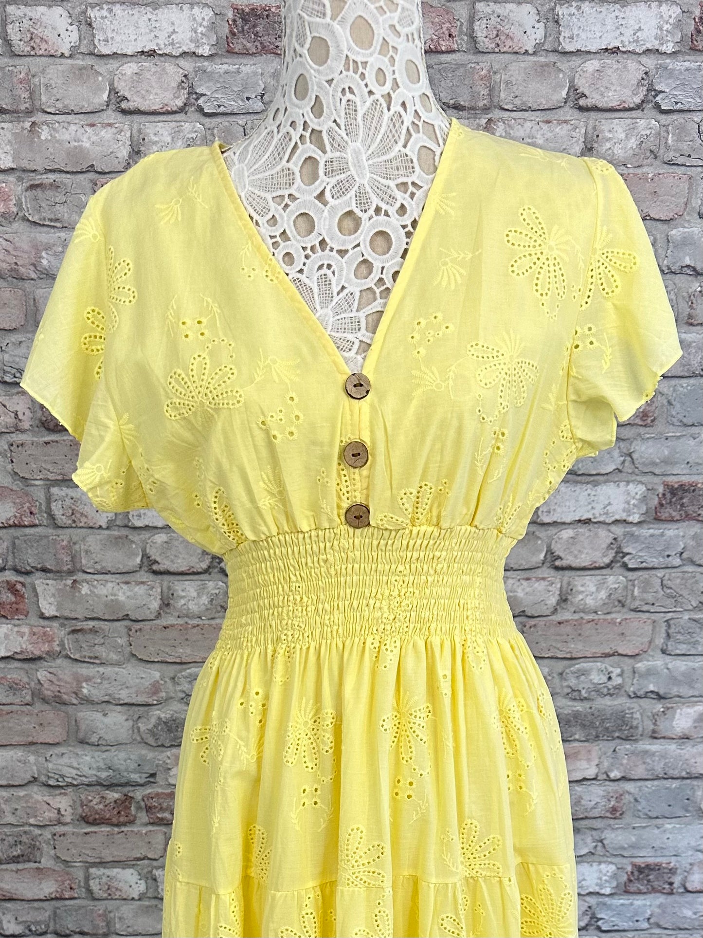 Lola lemon dress