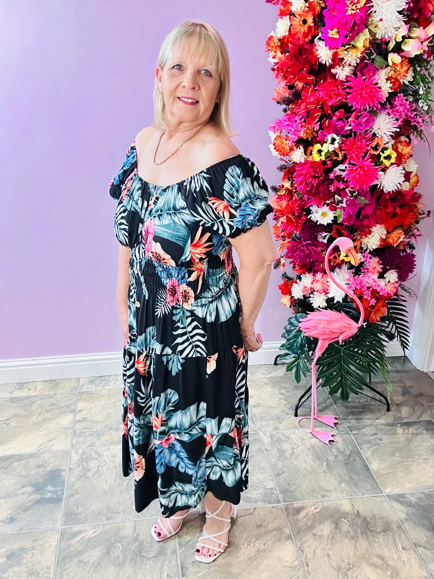 Midnight Fern Dress