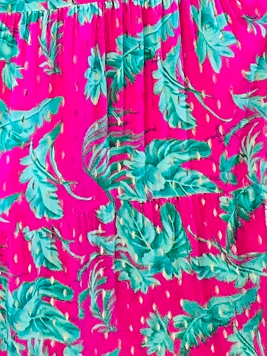 Flamingo Magic maxi dress