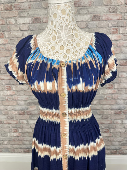 Tie- dye magic maxi dress