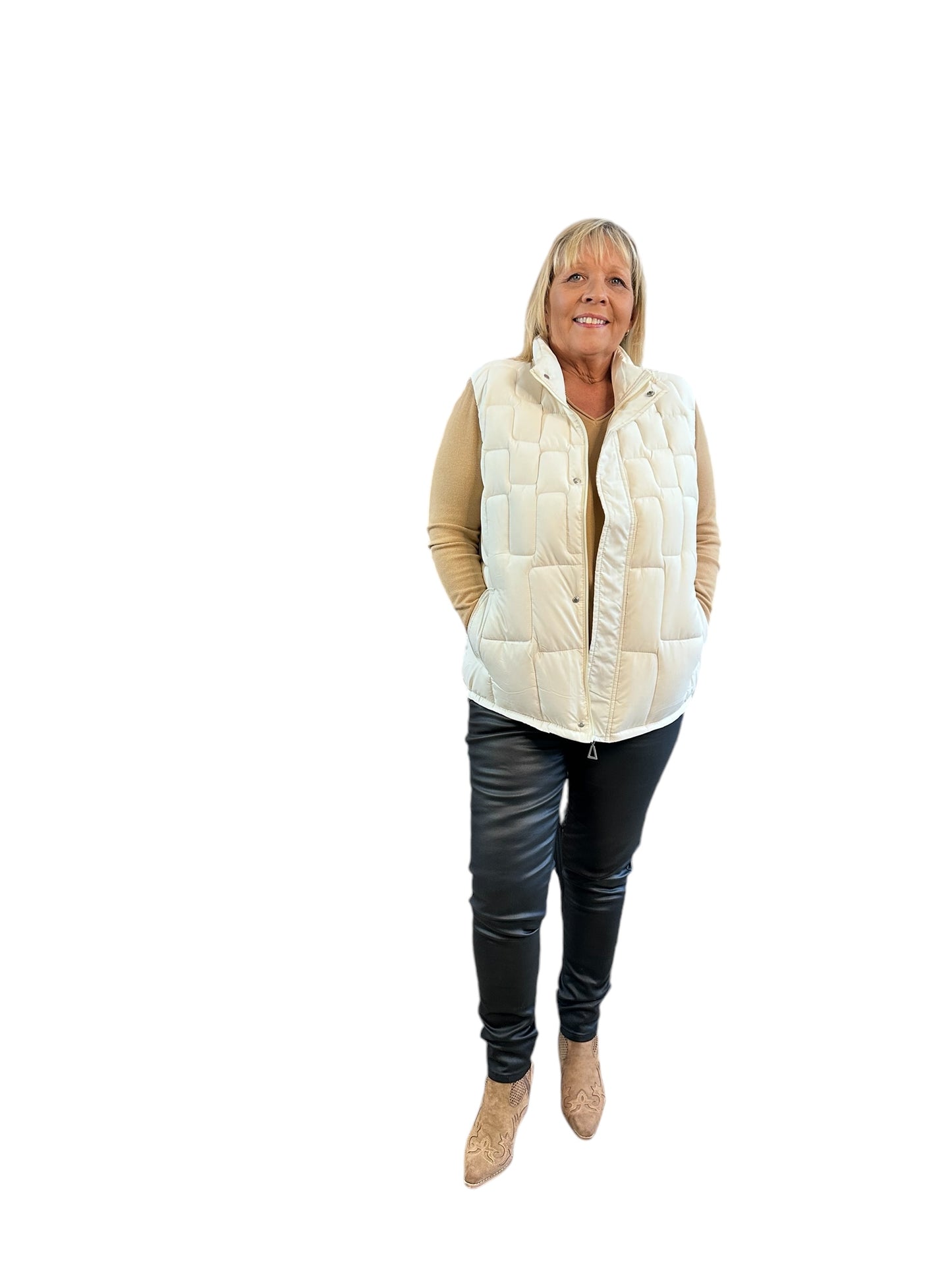 Winter White Gilet