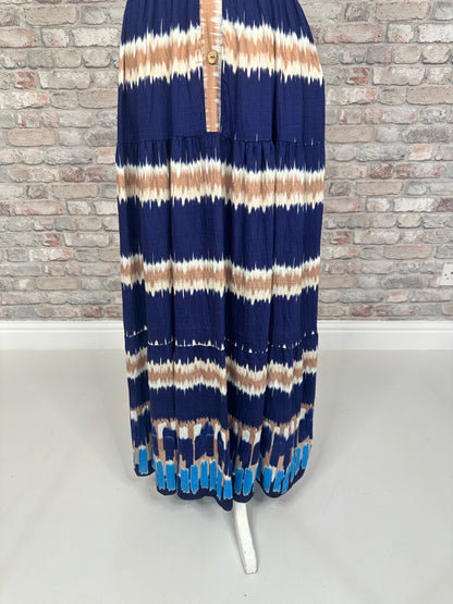 Tie- dye magic maxi dress