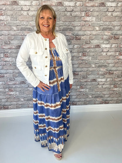 Tie- dye magic maxi dress