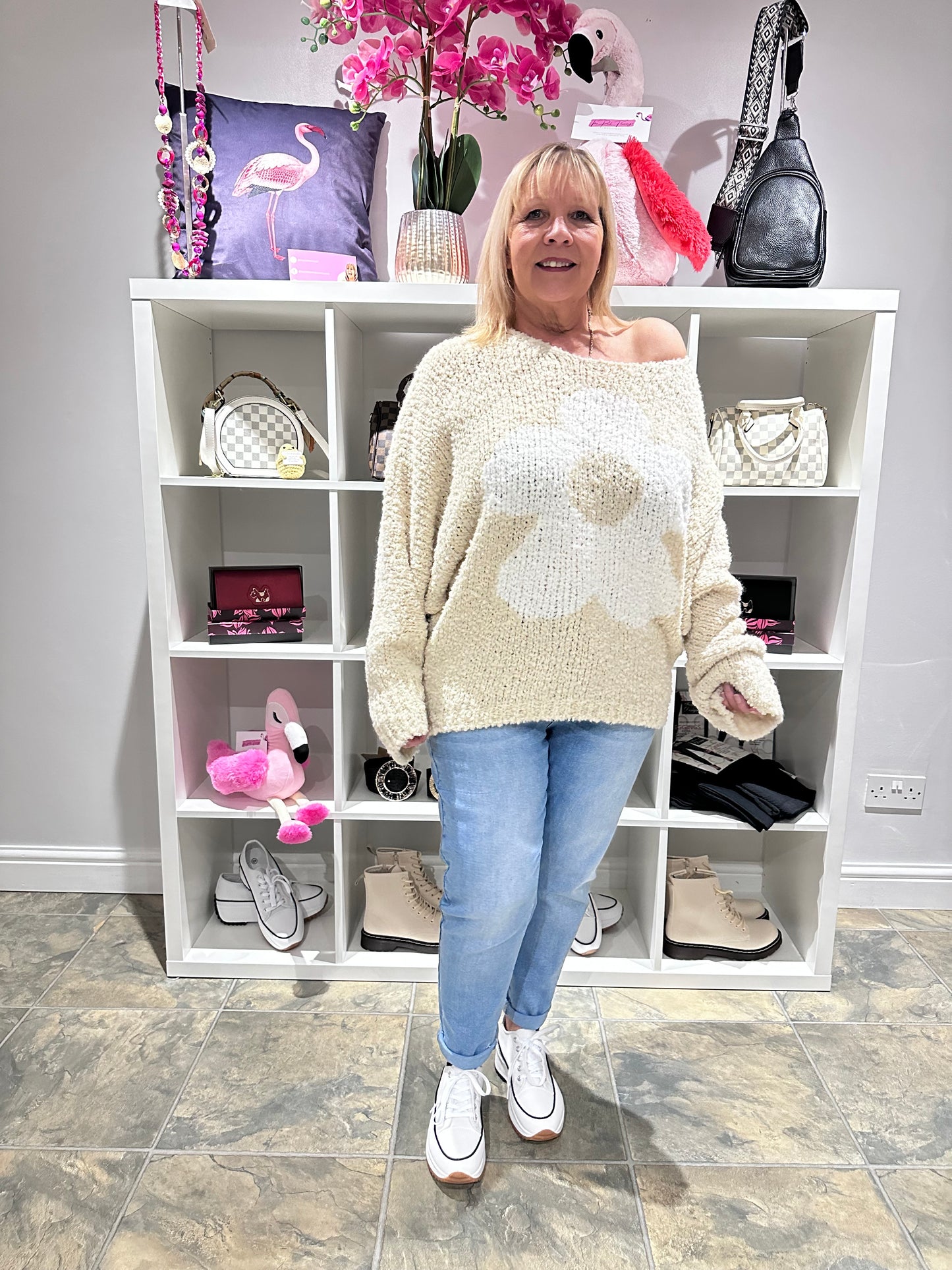 Beige Teddy Jumper (SALE )