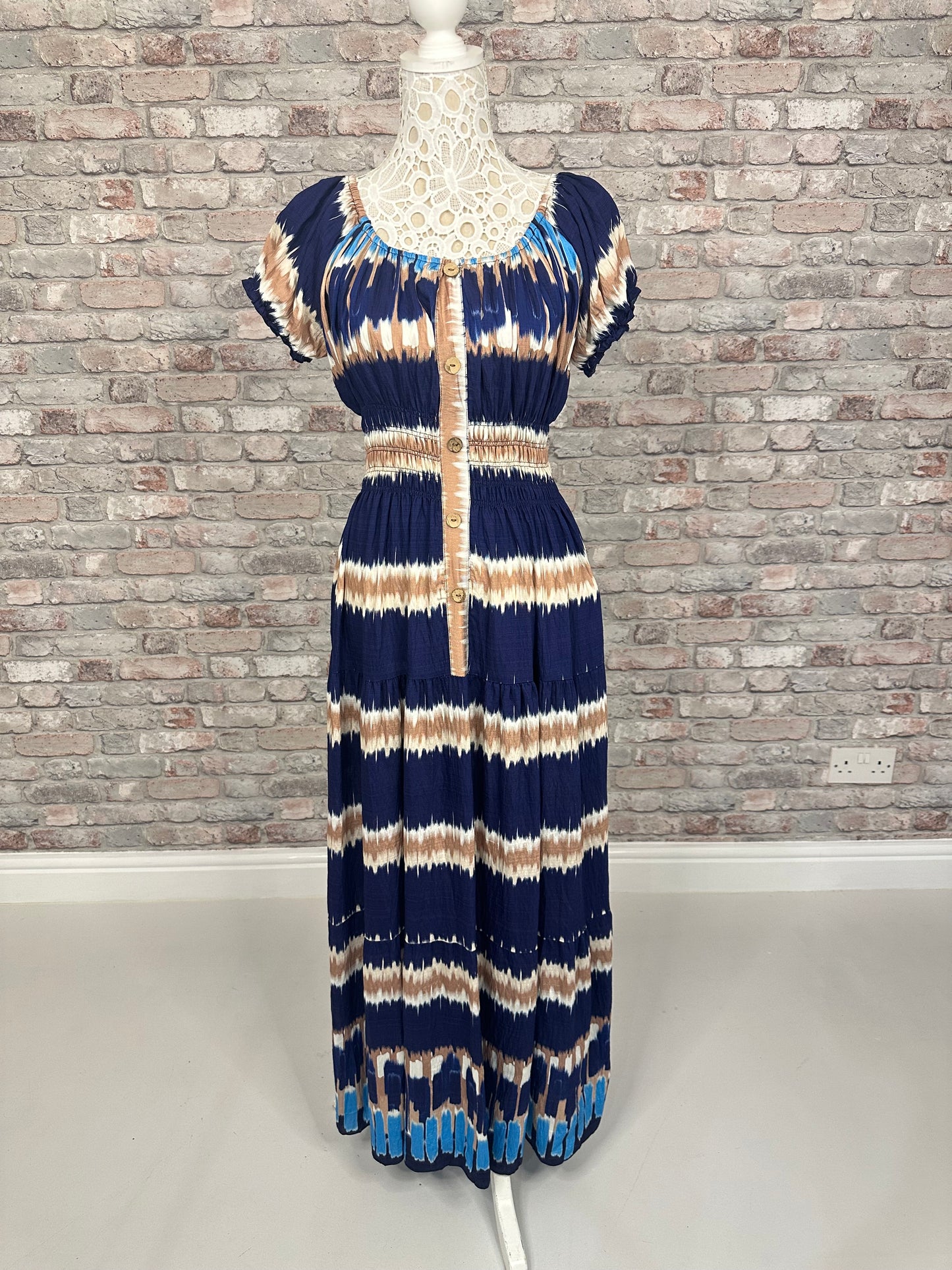 Tie- dye magic maxi dress