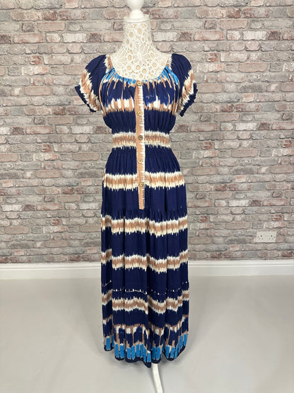 Tie- dye magic maxi dress