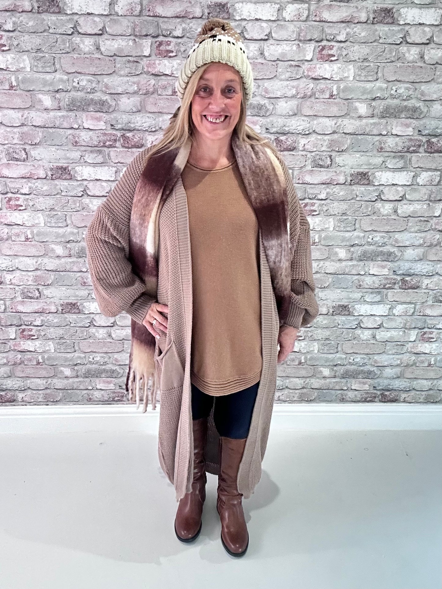 Bella Balloon sleeve cardigan