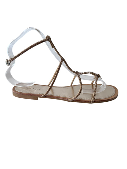 Gold chain sandal