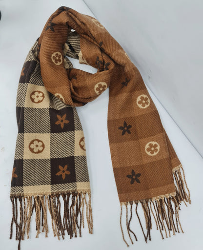 Louis Scarf Brown & Tan