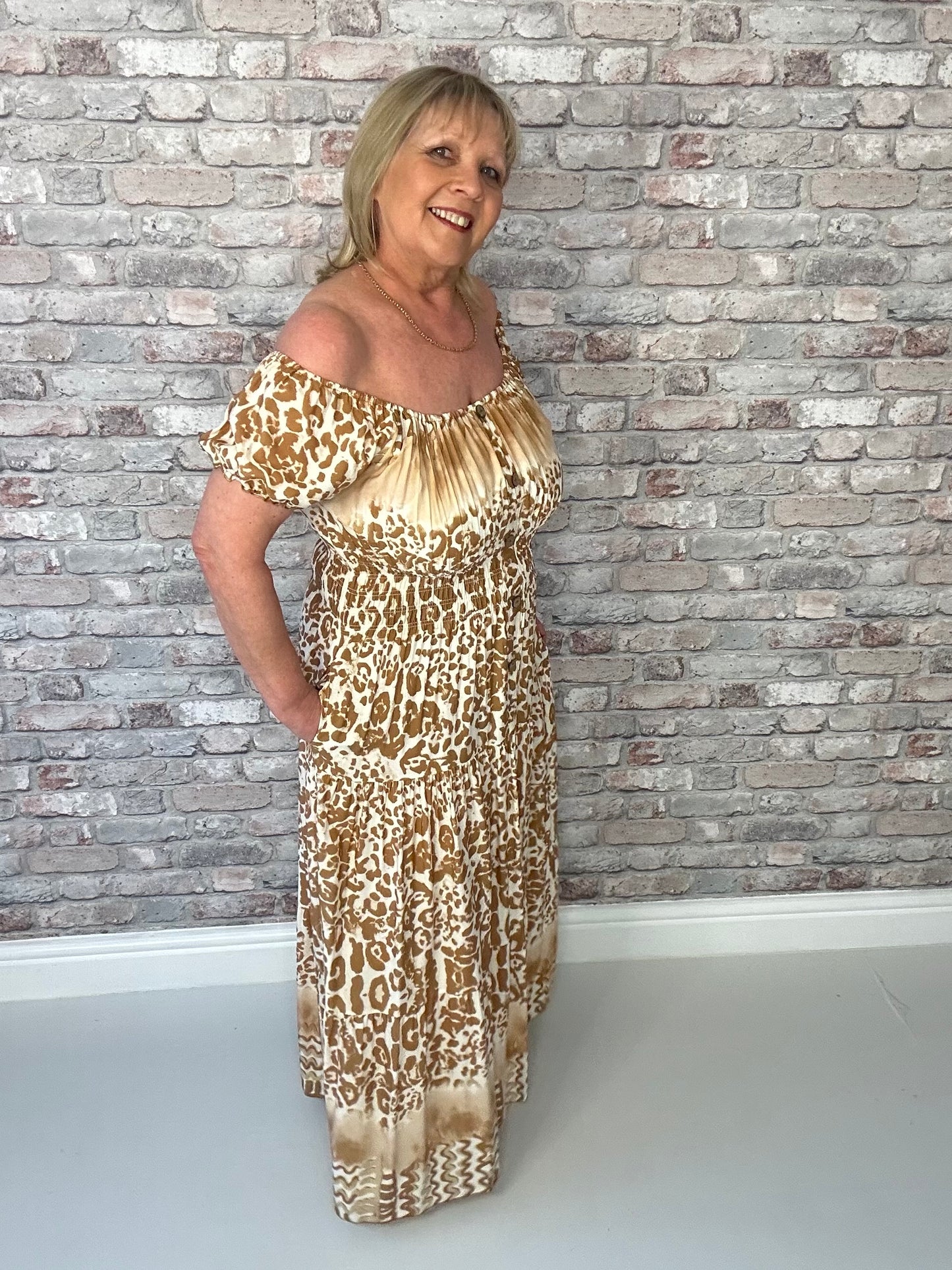 Leo magic maxi dress