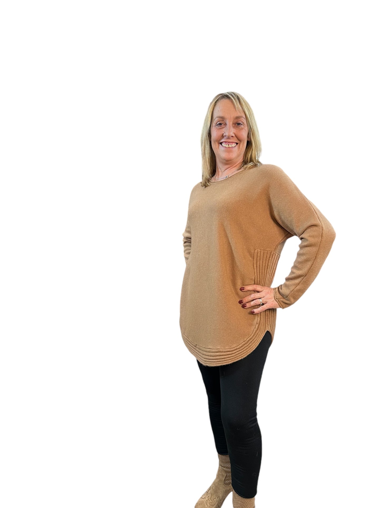 Hallie Jumper Camel & get the Lottie Leggings FREE