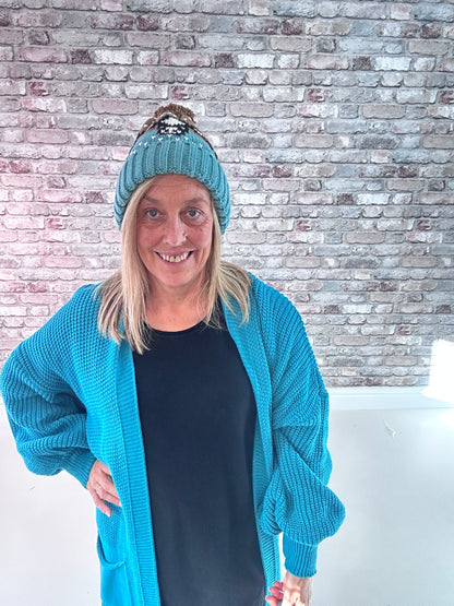 Bella Balloon sleeve cardigan