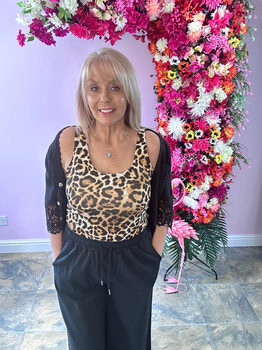 Leopard vest