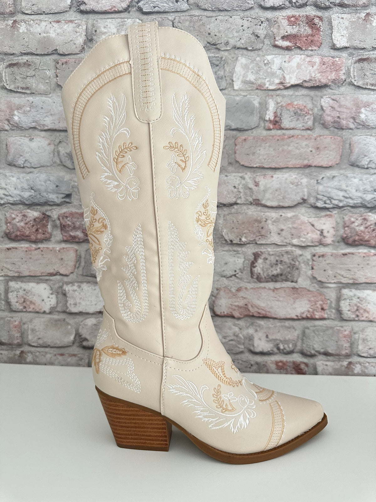 Embroidered cowboy boots