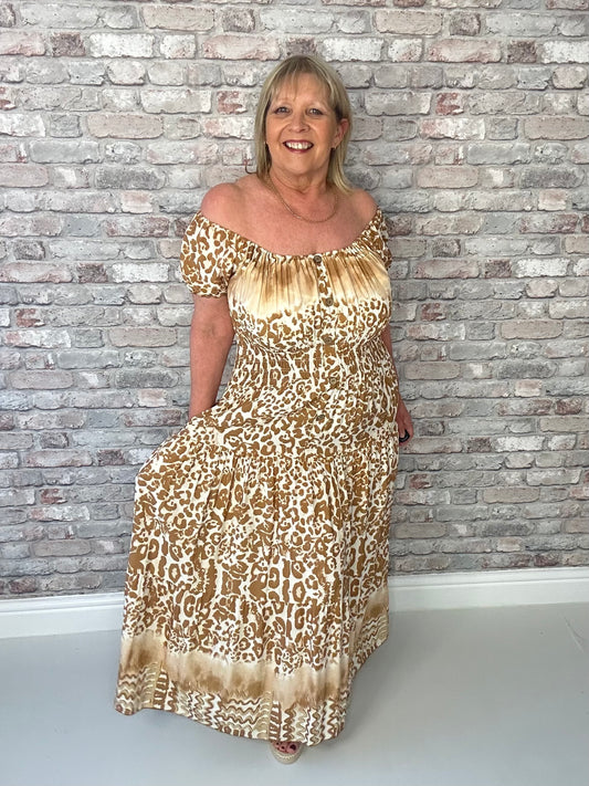 Leo magic maxi dress