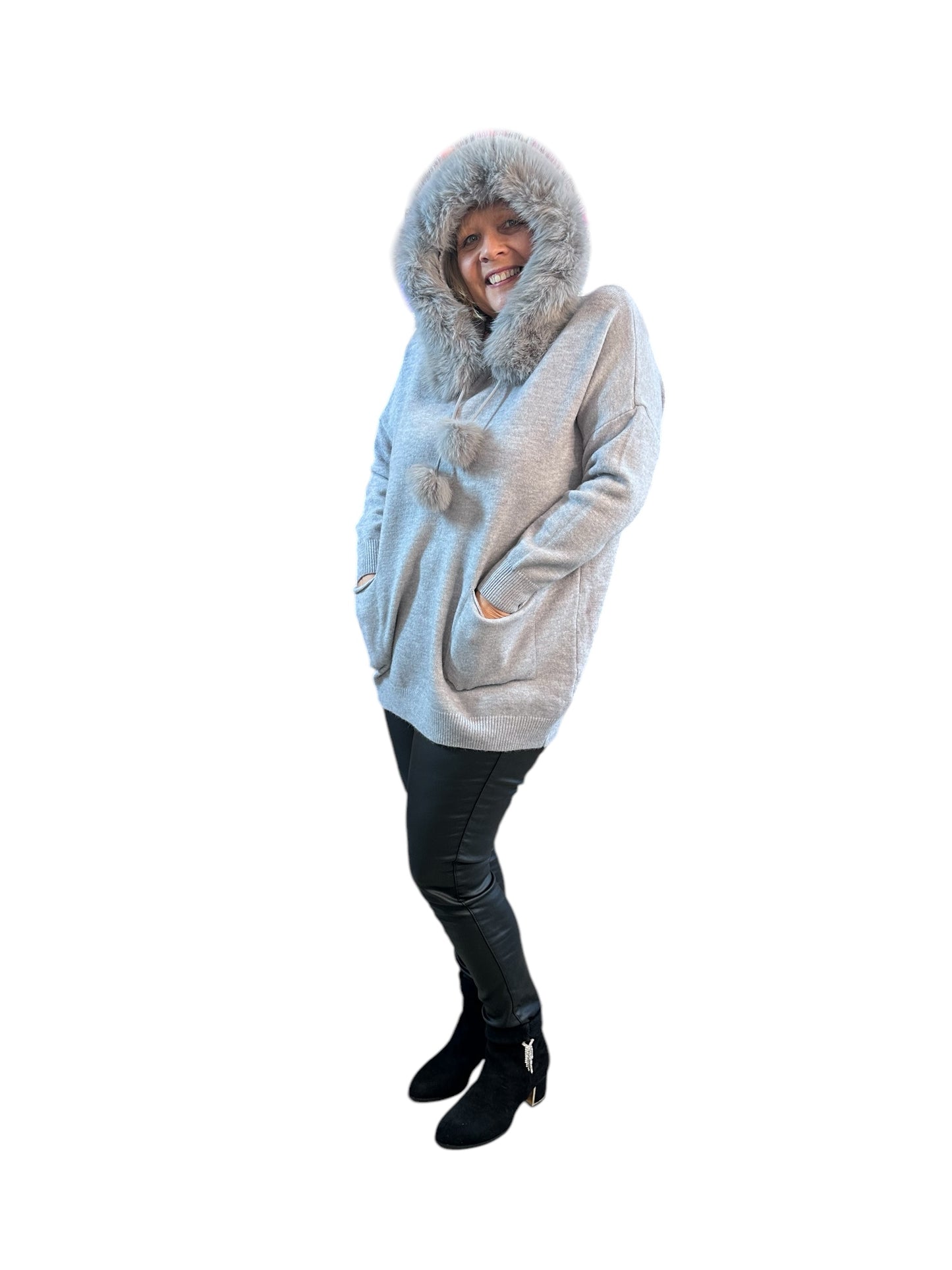 Fur Trim Hoodie & Free Lottie Leggings