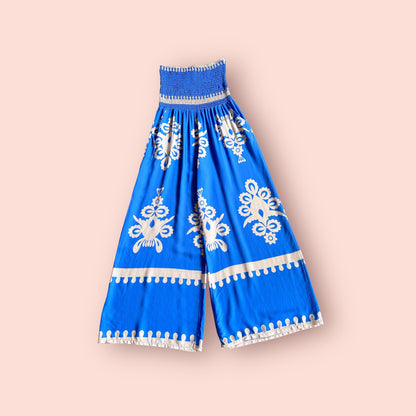 Paisley Jumpsuit Sky Blue