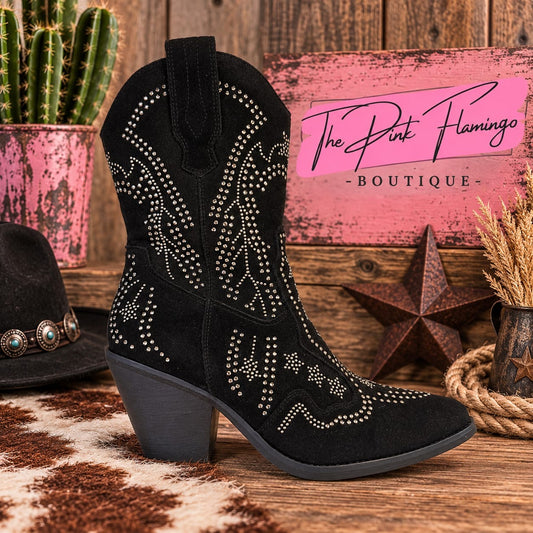 Rhinestone cowboy boots