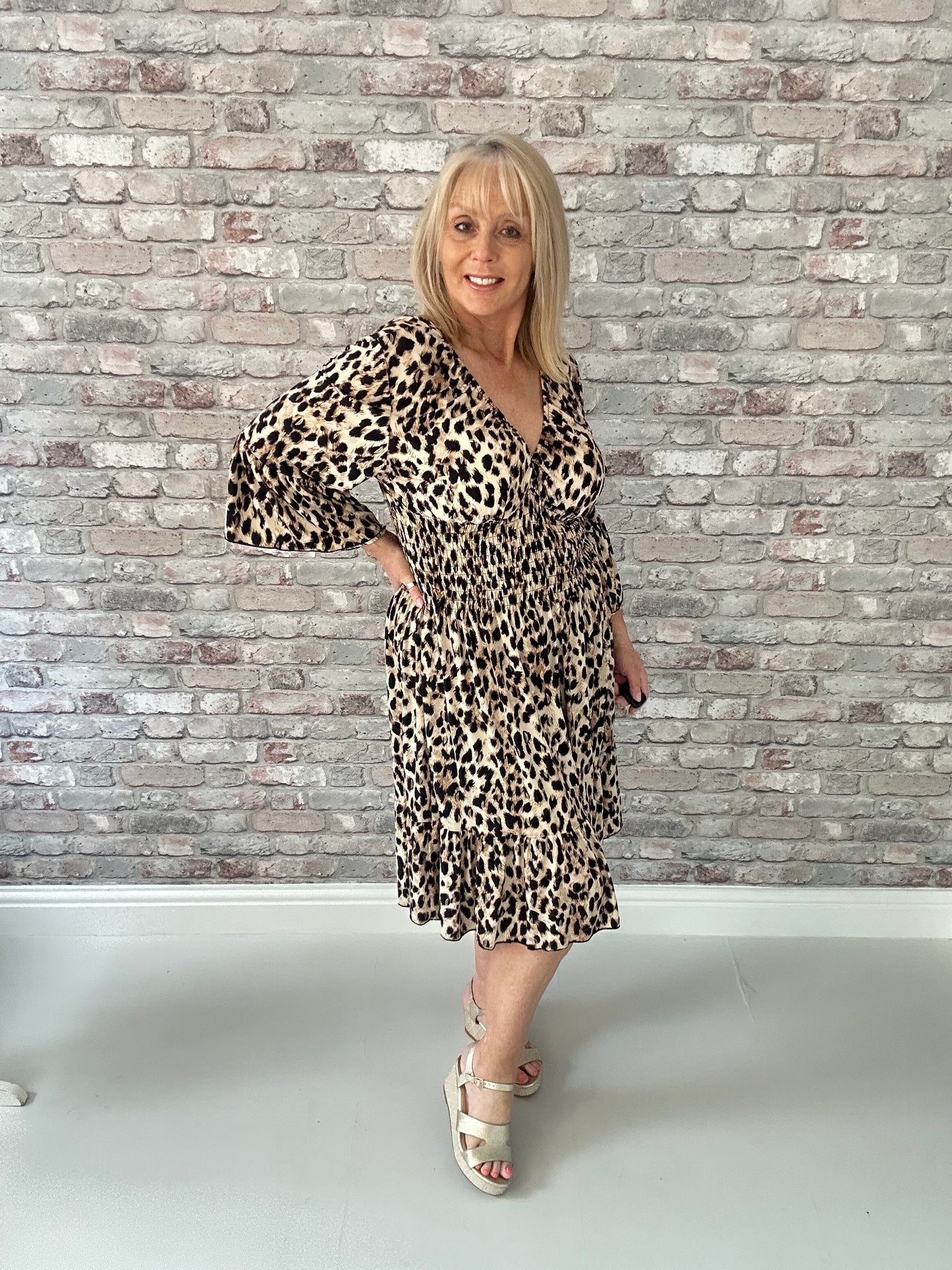 Lucy leopard dress