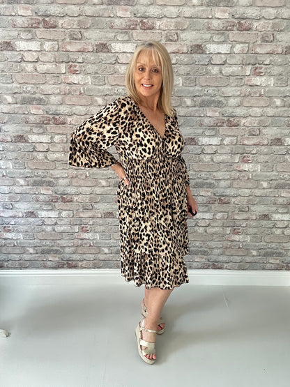 Lucy leopard dress