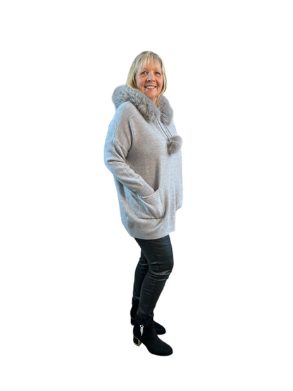 Fur Trim Hoodie & Free Lottie Leggings