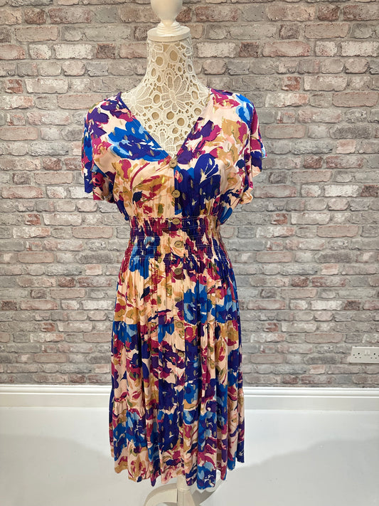 Floral midi dress