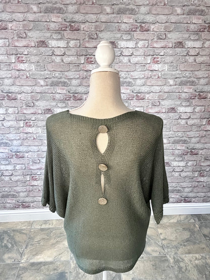 Button Back Jumper