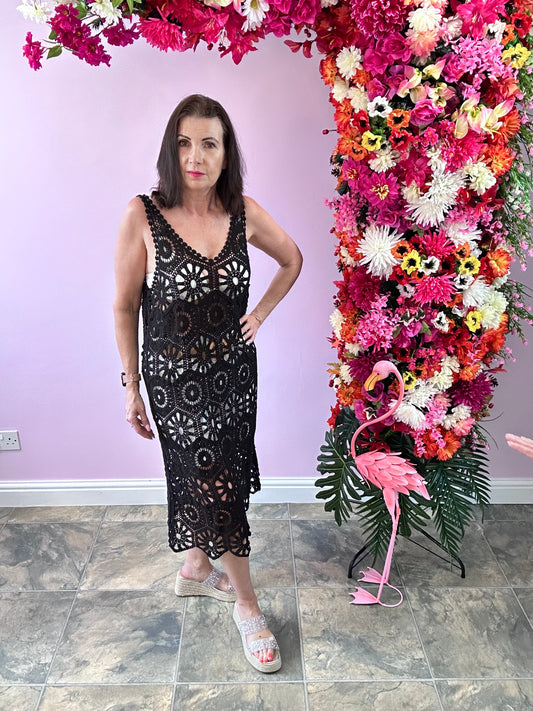 Cora crochet dress