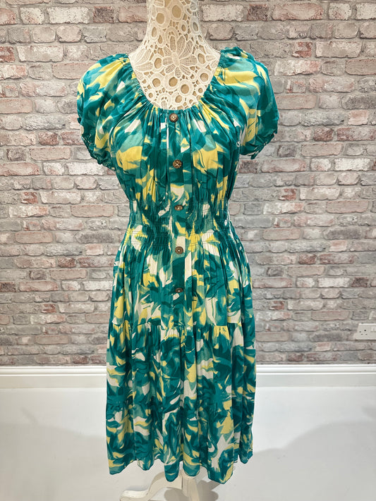Green Dream midi dress