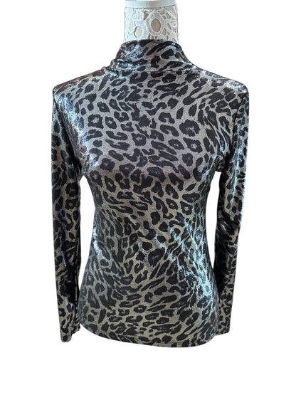 Midnight leopard Top