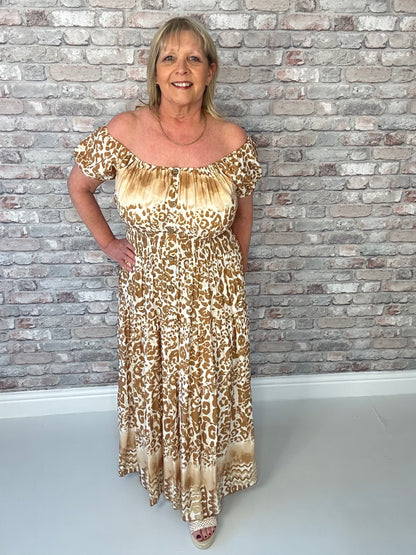 Leo magic maxi dress