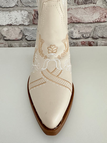 Embroidered cowboy boots