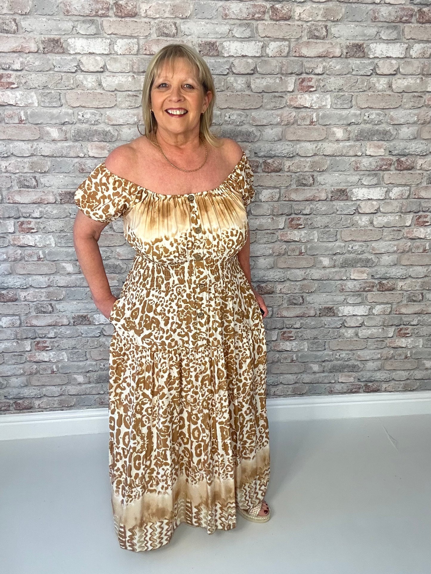 Leo magic maxi dress